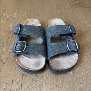 Kids Gray Birkenstock Arizona Style Sandals